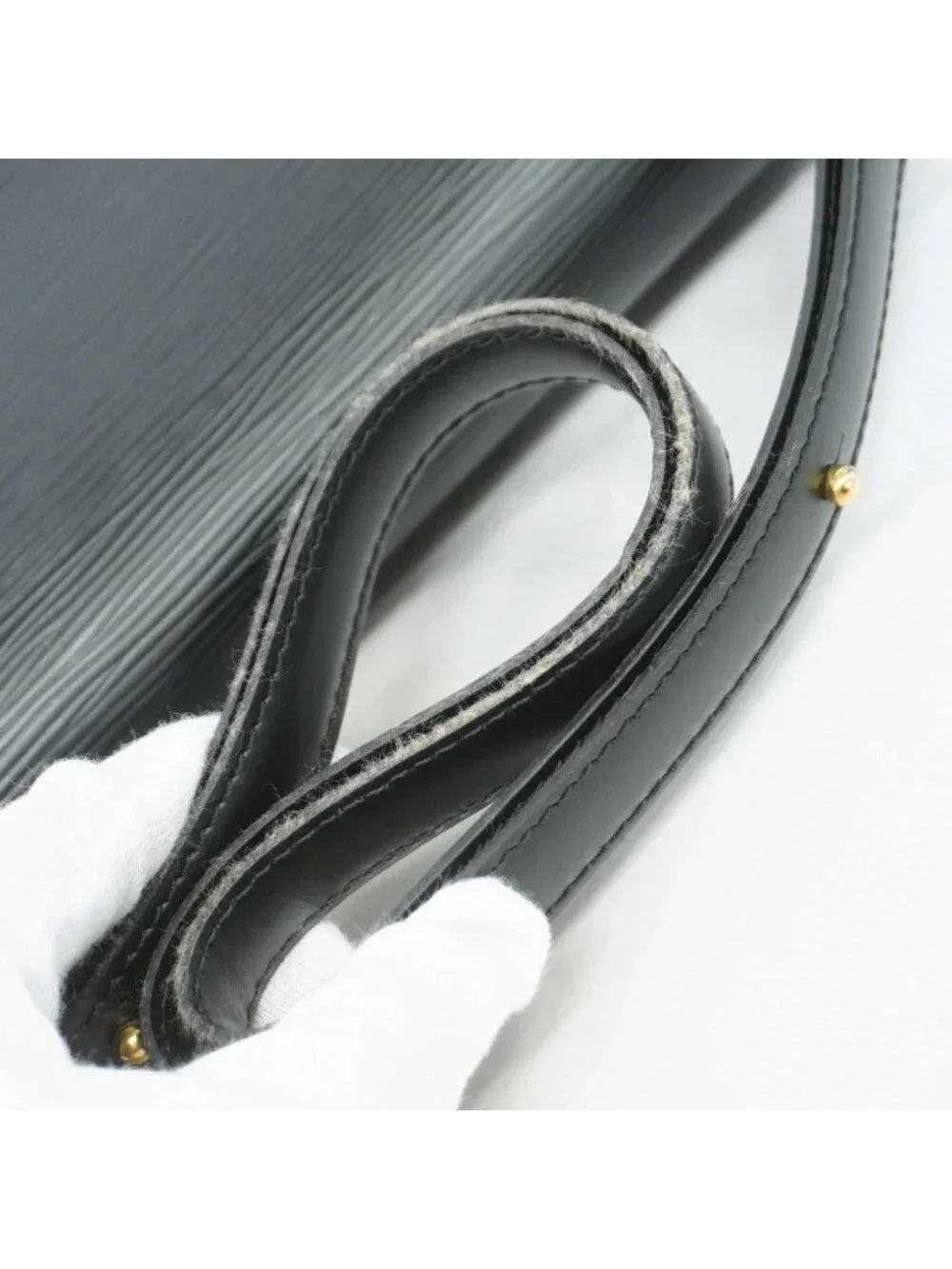 Louis Vuitton Shoulder Bag Epi Run Noir